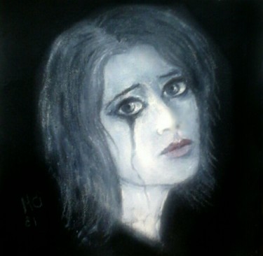 Painting titled "Rina" by Barbaram, Original Artwork, Acrylic