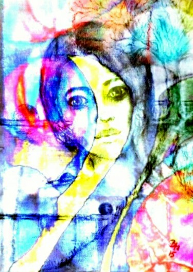 Digital Arts titled "Joana" by Barbaram, Original Artwork, Digital Painting