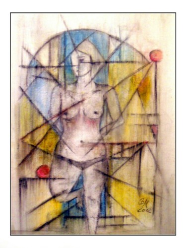 Malerei mit dem Titel "Traumata" von Barbaram, Original-Kunstwerk, Acryl