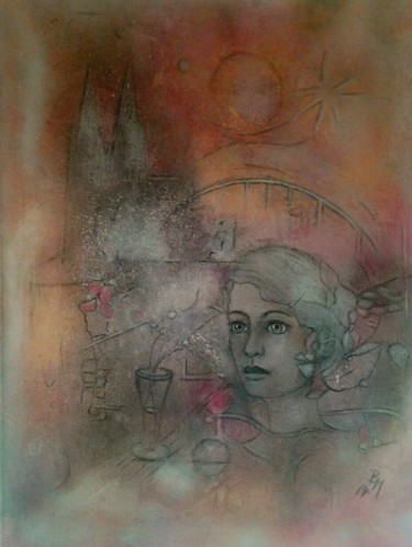 Malerei mit dem Titel "Verbundenheit" von Barbaram, Original-Kunstwerk, Acryl