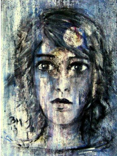 Malerei mit dem Titel "Celina" von Barbaram, Original-Kunstwerk, Acryl