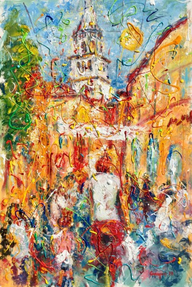 Painting titled "Modena" by Primo Canepari, Original Artwork, Oil