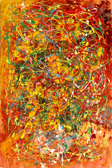 Malerei mit dem Titel "Emozioni" von Primo Canepari, Original-Kunstwerk, Öl