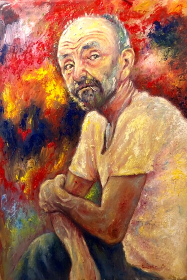 Painting titled "Wiliam" by Primo Canepari, Original Artwork, Oil