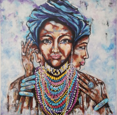 Painting titled "I AM" by Prinkle Mehta, Original Artwork, Acrylic
