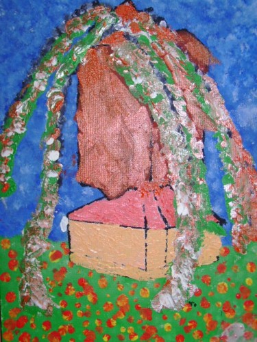 Painting titled "moinho" by Prior, Original Artwork