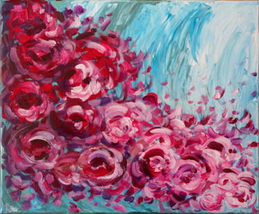 Painting titled "Tableau peinture ab…" by Priscilla Vettese, Original Artwork, Acrylic