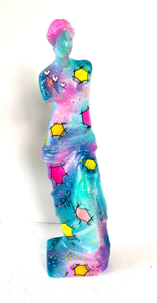 Sculpture titled "Sculpture Vénus Pop…" by Priscilla Vettese, Original Artwork, Spray paint