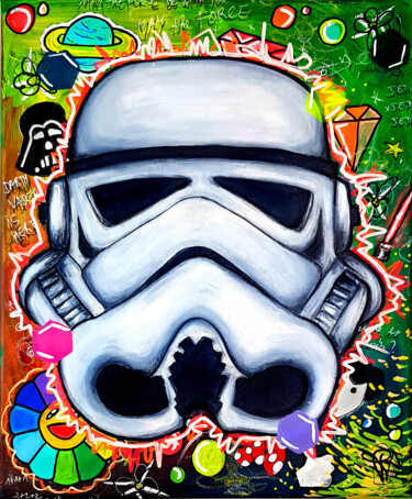 Peinture intitulée "Tableau Star Wars P…" par Priscilla Vettese, Œuvre d'art originale, Acrylique Monté sur Châssis en bois