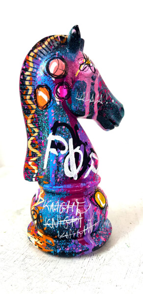 Sculpture titled "Sculpture Pop Art E…" by Priscilla Vettese, Original Artwork, Spray paint