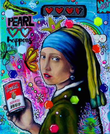 Goldorak Pop Art Peinture Sur Toile Uniq, Painting by Priscilla Vettese