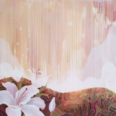Pintura titulada "Lily Valley" por Ekaterina Prisich, Obra de arte original, Acrílico