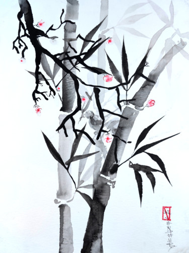 Pintura titulada "Tree Of Life" por Pritam Priyalochan, Obra de arte original, Tinta