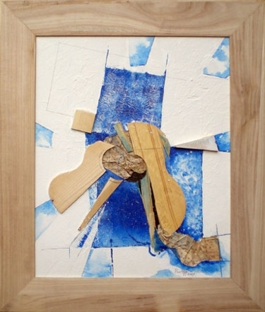 Pittura intitolato "scheggie e framment…" da Michele Privileggi, Opera d'arte originale