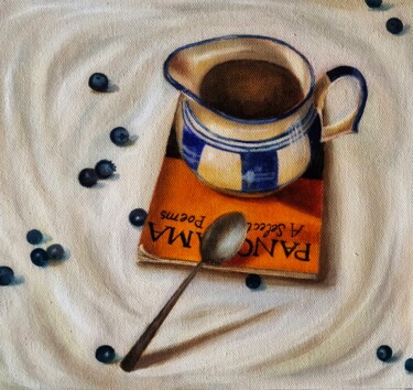 Painting titled "Sunday Morning" by Priyanka Singh, Original Artwork, Oil