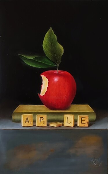 Malarstwo zatytułowany „Forbidden Fruit” autorstwa Priyanka Singh, Oryginalna praca, Olej