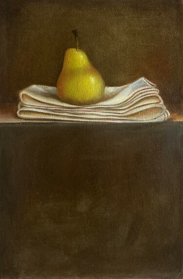 "Blush Pear" başlıklı Tablo Priyanka Singh tarafından, Orijinal sanat, Petrol