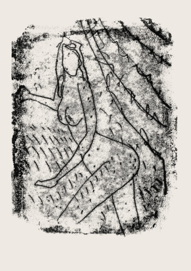 Digitale Kunst getiteld "Figurative Gestures…" door Probebyar, Origineel Kunstwerk, Monotype