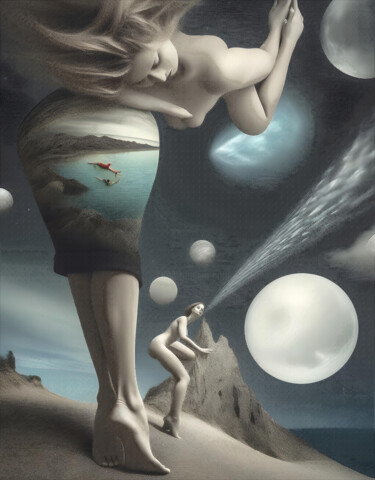 Arte digital titulada "Dreamscape Chronicl…" por Probebyar, Obra de arte original, Imagen generada por IA