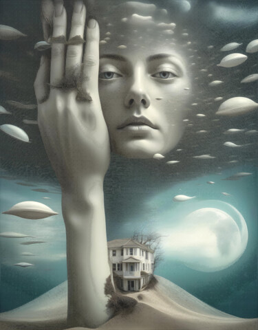 Arte digitale intitolato "Dreamscape Chronicl…" da Probebyar, Opera d'arte originale, Immagine generata dall'IA