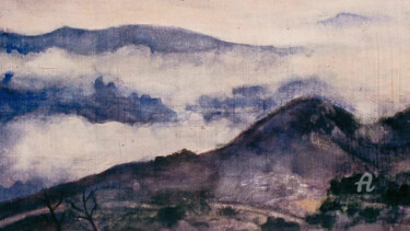 Malarstwo zatytułowany „Darjeeling” autorstwa Prodip Kumar Sengupta, Oryginalna praca, Akwarela