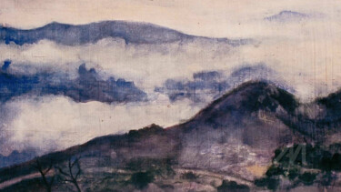 Darjeeling Painting titled "Darjeeling" by Prodip Kumar Sengupta, Original Artwork, Watercolor