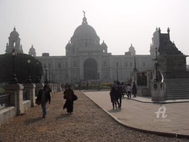 Fotografie getiteld "Victoria Memorial" door Prodip Kumar Sengupta, Origineel Kunstwerk, Digitale fotografie