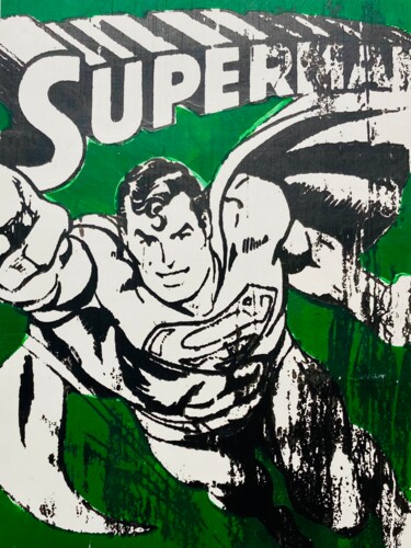 Incisioni, stampe intitolato "Superman - Emerald…" da Produzioni Artistiche Vincenti, Opera d'arte originale, Serigrafia