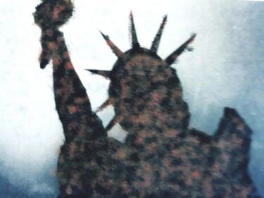 Arts numériques intitulée "Liberty" par Mary Sargent, Œuvre d'art originale, Peinture numérique