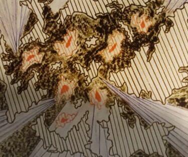 Dibujo titulada "Immagini" por Mary Sargent, Obra de arte original, Tinta