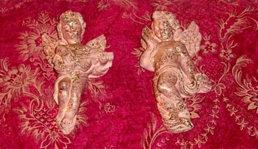 Pittura intitolato "Angeli di Ceramica" da Prometeo53, Opera d'arte originale