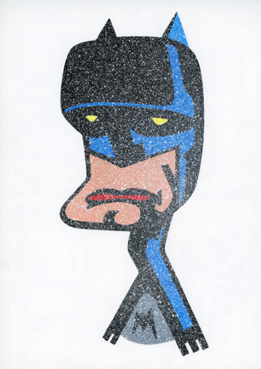 Картина под названием "Batman" - Prop, Подлинное произведение искусства, Акрил