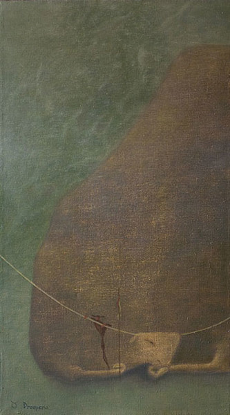 Картина под названием "Телец_1" - Prospero, Подлинное произведение искусства, Масло
