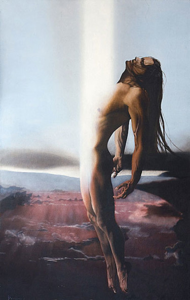 Картина под названием "Возстание" - Prospero, Подлинное произведение искусства, Масло