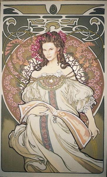 Painting titled "portrait of a woman" by Gennadiy Protsko, Original Artwork, Oil