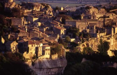 Photography titled "Les Baux du soir" by Lydie Meyer, Original Artwork