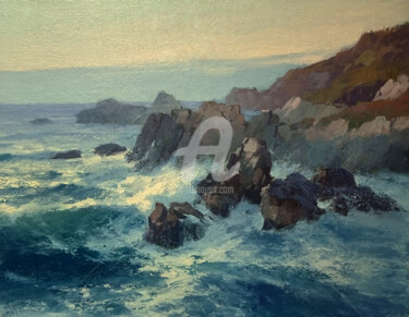 "Sea in Early Morning" başlıklı Tablo Yuri Pryadko tarafından, Orijinal sanat, Petrol