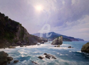 绘画 标题为“Sea View” 由Yuri Pryadko, 原创艺术品, 油