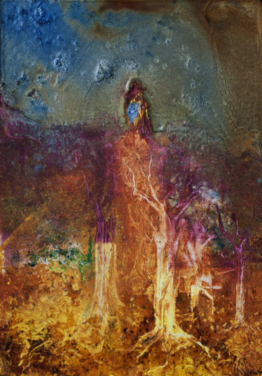 Trees are the Spines of our Transcendence Painting titled "Trees are the Spine…" by Przemek Kret, Original Artwork, Oil