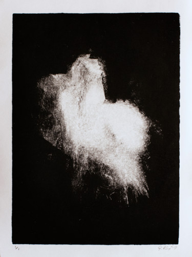 Incisioni, stampe intitolato "Ionised Forms" da Przemek Kret, Opera d'arte originale, Monotipo