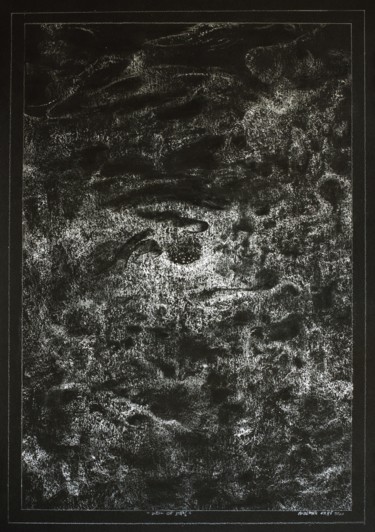 Dessin intitulée "Well of stars" par Przemek Kret, Œuvre d'art originale, Pastel