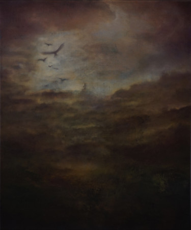 Картина под названием "Release" - Przemek Kret, Подлинное произведение искусства, Масло Установлен на Деревянная рама для но…