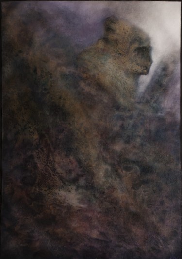 Painting titled "Mercury rising" by Przemek Kret, Original Artwork, Oil