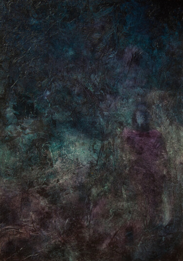 Картина под названием "Deep Within" - Przemek Kret, Подлинное произведение искусства, Масло