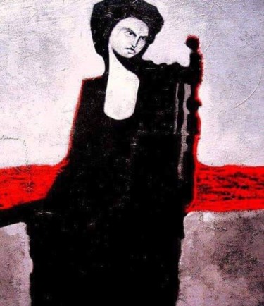 Pintura titulada "La hija de Bernarda" por Gabriel Galeano, Obra de arte original, Acrílico