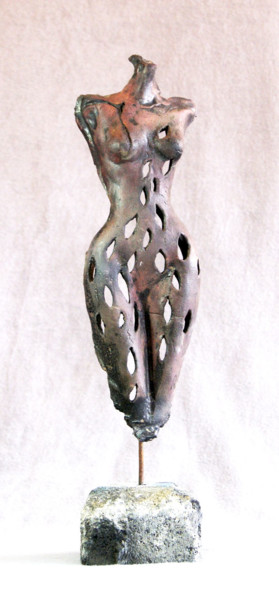 Sculpture titled "TORSO ll" by Puchi, Original Artwork, Ceramics