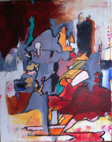 Painting titled "abstracto-a.jpg" by Puchi, Original Artwork, Acrylic