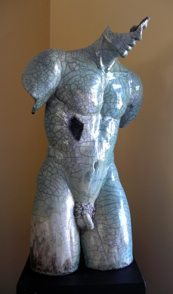 Sculpture titled "ADAM" by Puchi, Original Artwork