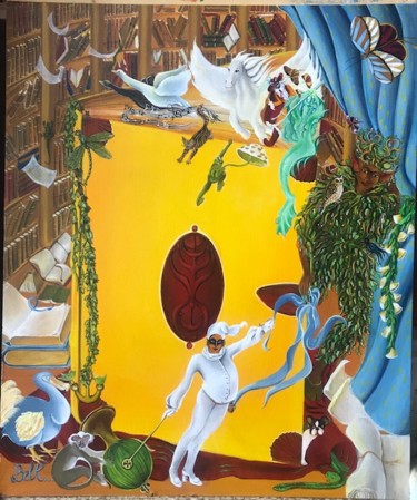 Картина под названием "My story" - Bel Kais, Подлинное произведение искусства, Акрил