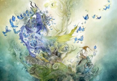 Painting titled "19. Mab of Dreams" by Shadowscapes, Original Artwork